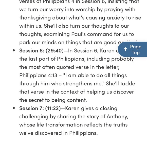 Women’s Bible Study Kit-“What Matters Most - A Study of Philippians” Karen Ehman - Picture 8 of 8